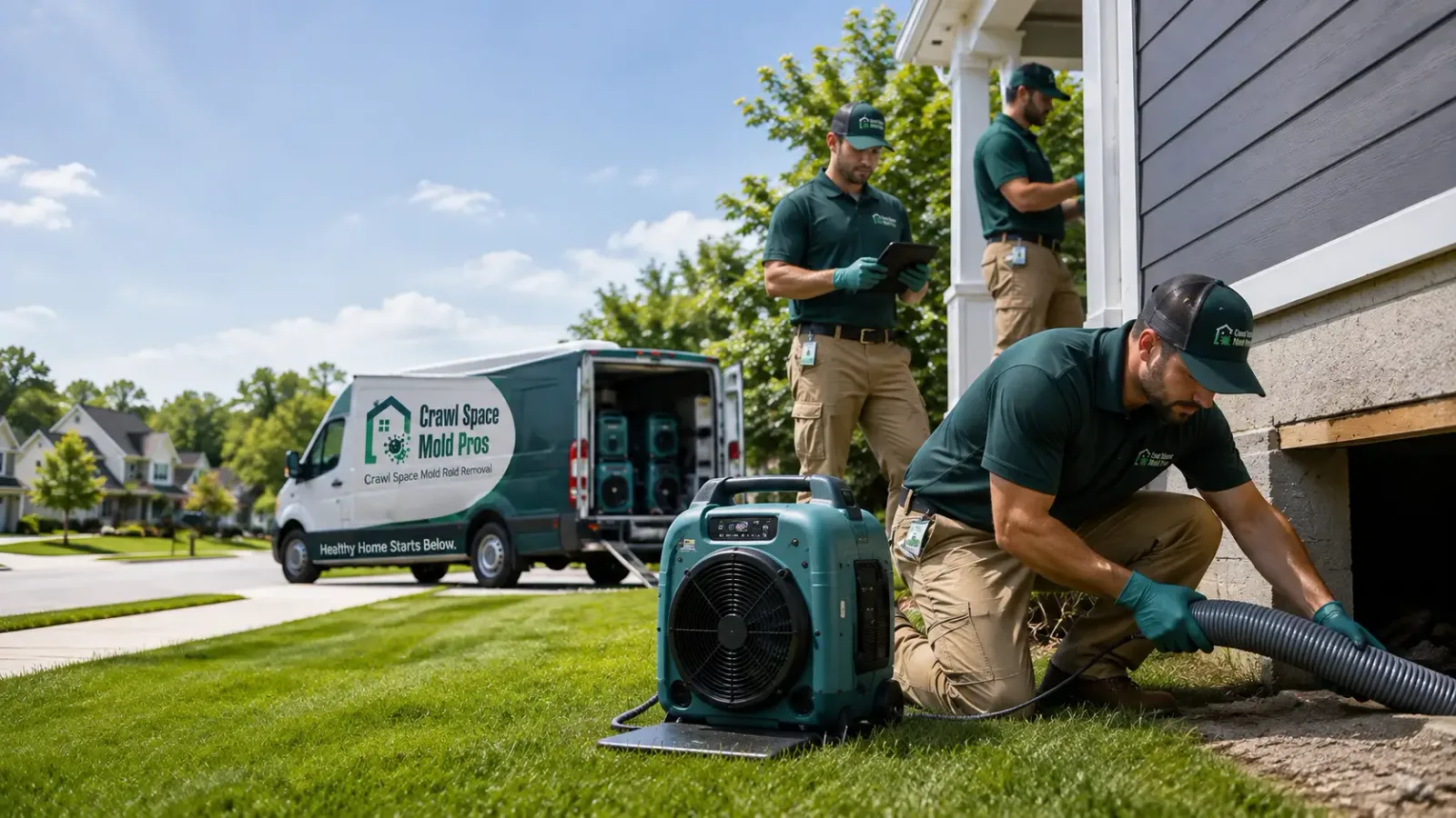 Crawl Space Mold Removal in Matteson, IL